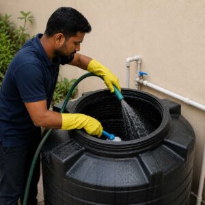 Water Tank Cleaning (Up to 1000 Liters)