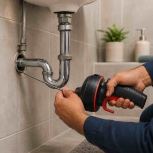 Bathroom Pipe Cleaning
