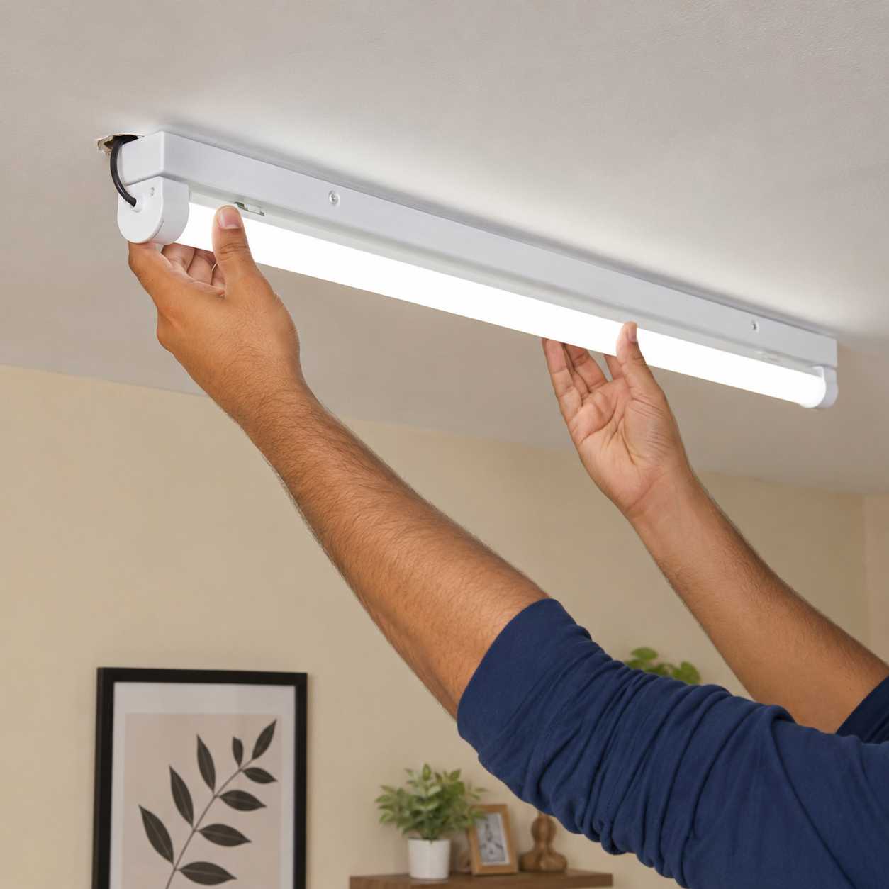 LED Tube Light, Ceiling Light Installation
